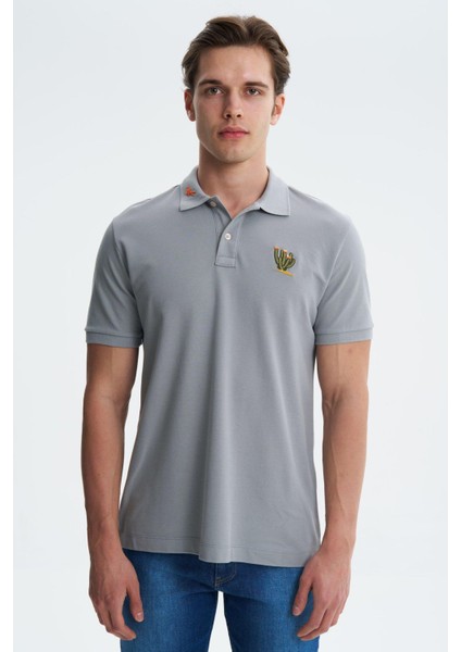Erkek Regular Fit % 100 Pamuk Polo Yaka Tişört Y27374353401