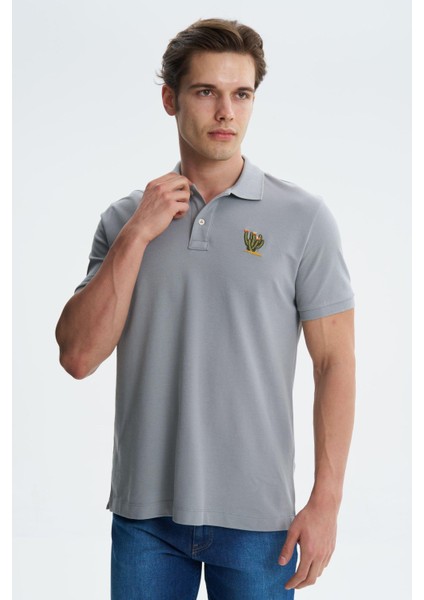 Erkek Regular Fit % 100 Pamuk Polo Yaka Tişört Y27374353401