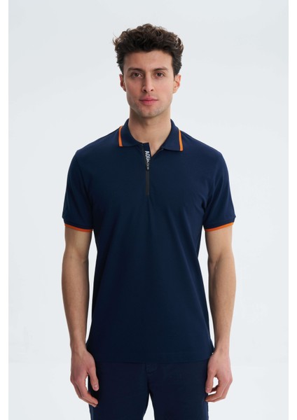 Erkek Regular Fit Pike Likralı Polo Yaka Tişört Y27374307401