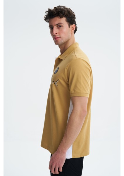 Erkek Pamuk Likra Karışımlı Regular Fit Polo Yaka Tişört Y27374308401 modelleri