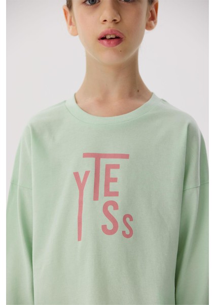 Kız Çocuk Yeşil T-Shirt modelleri