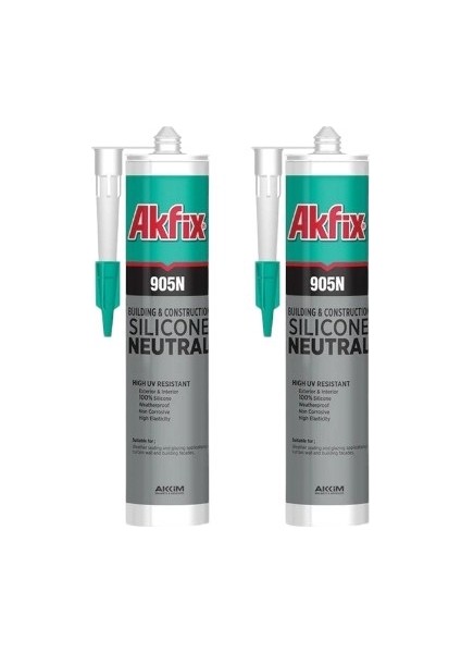 Silikon Nötr 905N Dış Cephe Gri - 2 Adet
