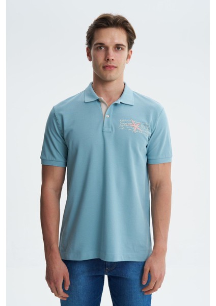 Erkek Regular Fit %100 Pamuk Polo Yaka Tişört Y27374353501
