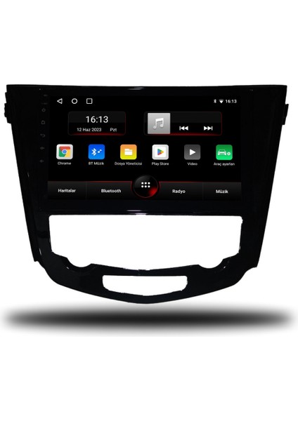 Nissan Qashqai Dijital Android 6gb Ram 128GB Rom 8 Çekirdek Multimedya