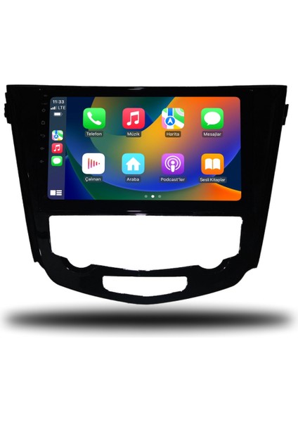 Nissan Qashqai Dijital Android 6gb Ram 128GB Rom 8 Çekirdek Multimedya