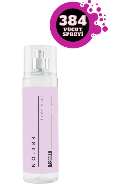 No:384 Body Mist 210 Ml Kadın Vücut Spreyi