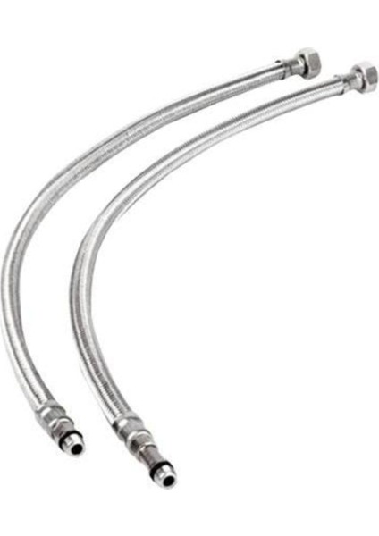 Batarya Flex Hortum 3/8-M10 70 cm Kısa Uç