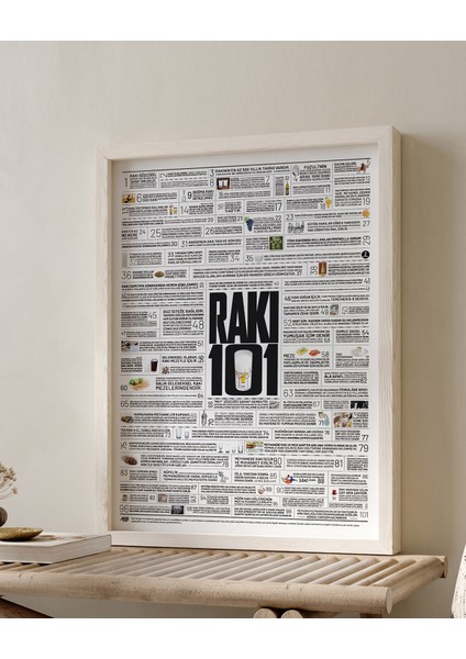 Anason İşleri Rakı 101, Poster (48X68CM)