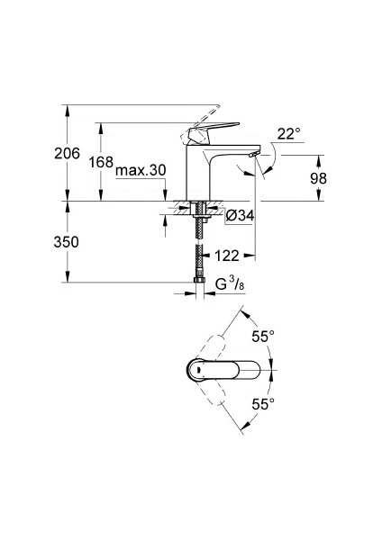 Eurocosmo Lavabo Bataryası -23327000