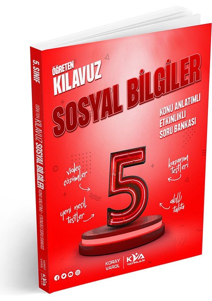 2025 5. Sınıf Sosyal Bilgiler Öğreten Kılavuz Konu Anlatımlı Etkinlikli Soru Bankası