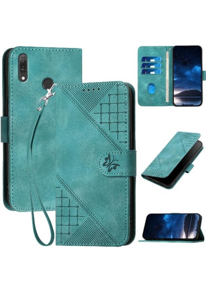 El ile Huawei Y9 2019 Yüksek Kaliteli Deri Telefon Kılıfı Için Flip Case ve (Yurt Dışından)