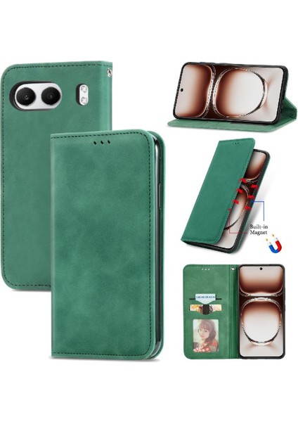 Oneplus Nord 4 Için Flip Case Darbeye Cüzdan Basit Iş Deri (Yurt Dışından) fırsatları
