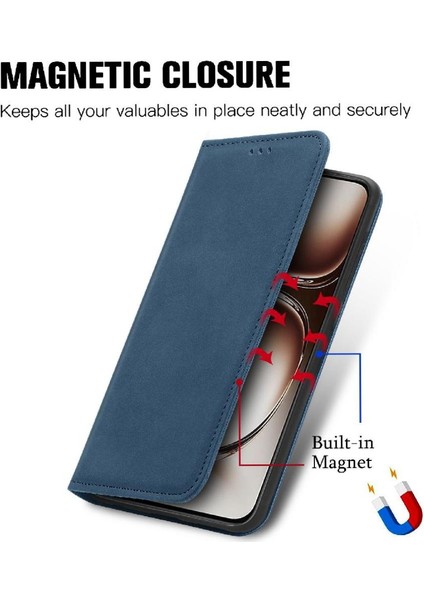 Oneplus Nord 4 Için Flip Case Darbeye Cüzdan Basit Iş Deri (Yurt Dışından)