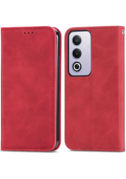 Oppo A3 Pro Cüzdan Deri Kılıf Için Flip Case Basit Iş Darbeye (Yurt Dışından)