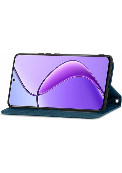 Realme 13 Deri Kılıf Için Flip Case Basit Iş Cüzdan Kapak Çevirin (Yurt Dışından)