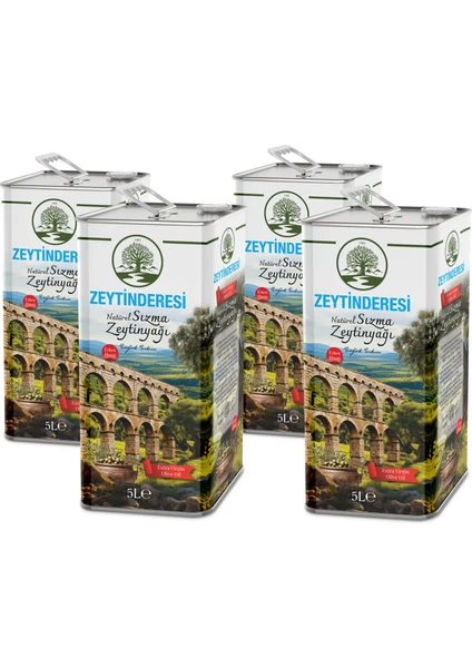 Zeytin Deresi Zeytinderesi 20LT Natürel Sızmasoğuk Sıkımzeytinyağı