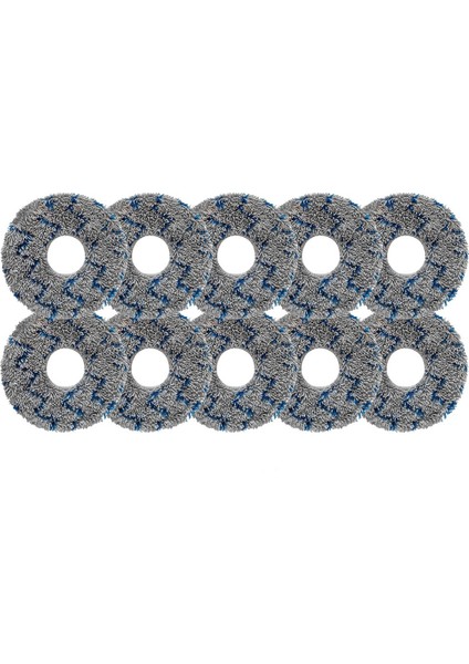 10 Adet Paspas Pedleri Ecovacs Deebot T10 Omnı Için Yıkanabilir Yeniden Kullanılabilir (Yurt Dışından)