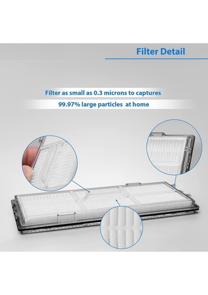 Yedek Rulo Fırça Yan Fırçalar Roborock S7 Için Hepa Filtreler (Yurt Dışından) fiyatları