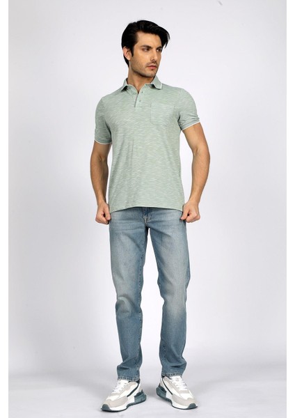 Jagger Normal Bel Dar Kesim Düz Paça Mavi Erkek Jean Pantolon