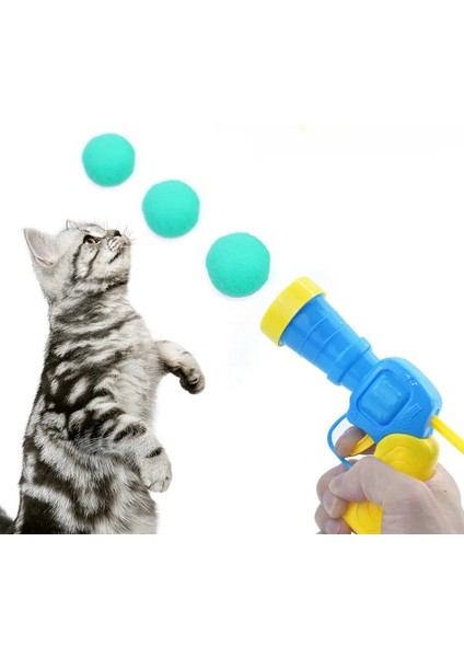 Peluş Top Atan Kedi Oyuncağı