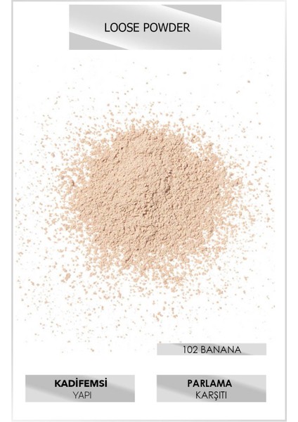 Loose Powder Banana / Mat Bitişli Toz Pudra fiyatları