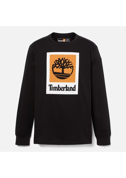 Stack Logolu Uzun Kollu Tişört