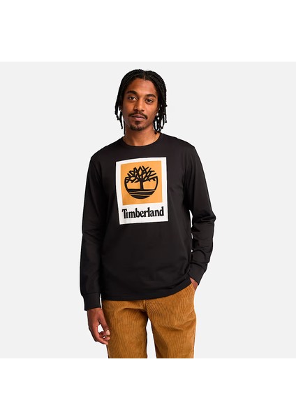 Stack Logolu Uzun Kollu Tişört modelleri