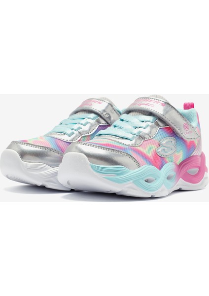 Twisty Glow - Sorbet Swirl Büyük Kız Çocuk Gri Işıklı Spor Ayakkabı 303716L Smlt modelleri