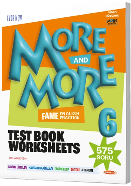 Kurmay Yayınları More & More 6. Sınıf Test Book Worksheets