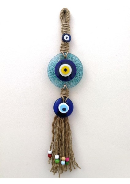 Dekoratif El Işi Nazarlık Makrome Duvar Süsü