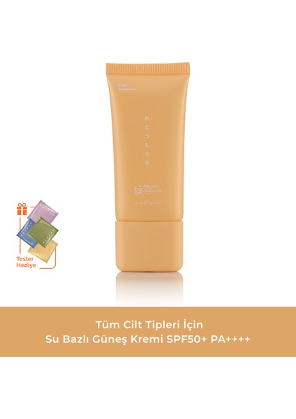 Tüm Cilt Tipleri Için Su Bazlı Güneş Kremi SPF50+ Pa++++