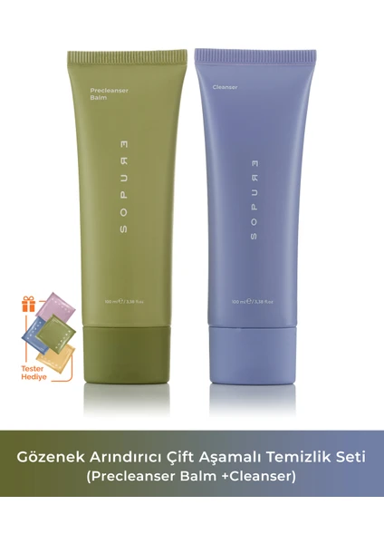 Çift Aşamalı Temizlik Seti (Precleanser Balm +Cleanser)