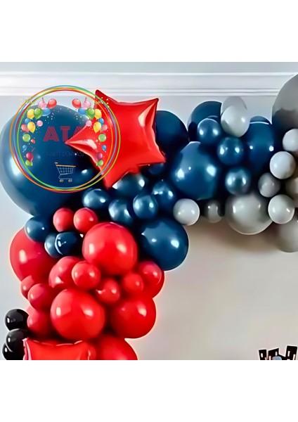 ^^ Doğum Günü Konsepti * Kırmızı * Siyah * Beyaz * Gece Mavisi * Gri * 60 Lı Balon Zinciri Parti Seti