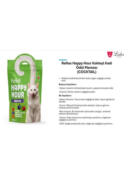 Happy Hour Kokteyl Kedi Ödül Maması 120 gr fiyatları