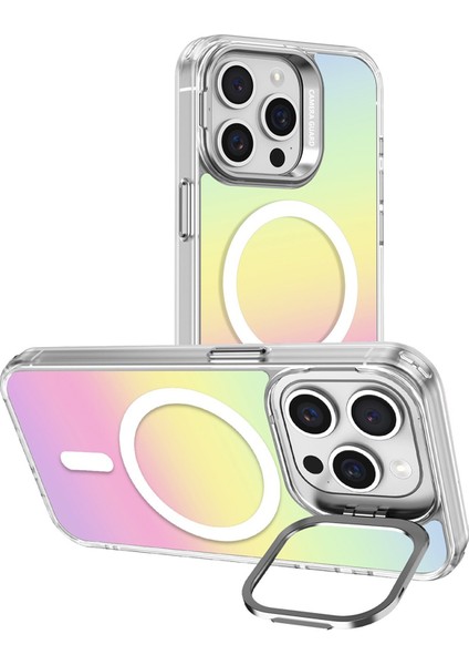 Iphone 16 Pro Max Armor Magsafe Kapak - Rainbow 13