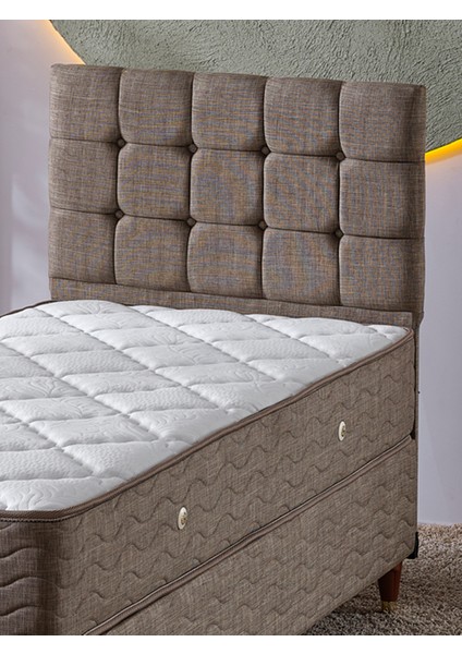 BENGÜ 90X190 3LÜ YATAK+BAZA+BAŞLIK SETİ