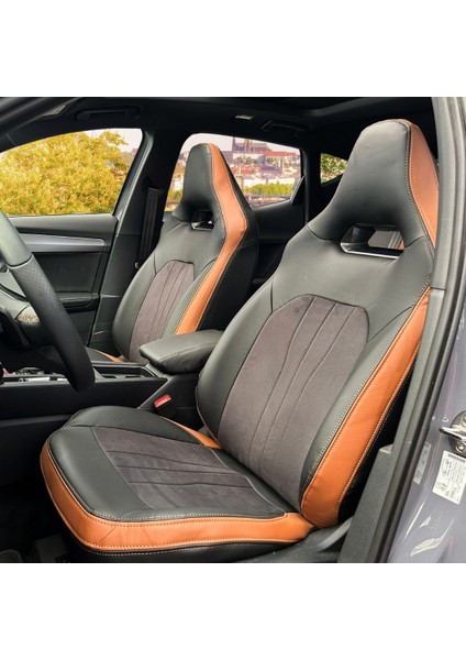 Cupra Formentor Araca Özel Oto Koltuk Kılıfı - Velour ve 1. Kalite Deri
