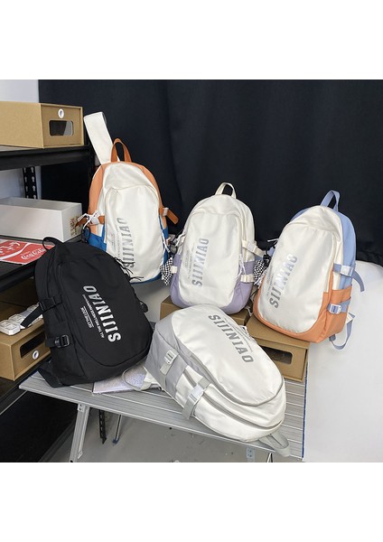 Büyük Kapasiteli Su Geçirmez Gençlik Sırt Çantası Bilgisayar Çantası Öğrenci Okula Dönüş Hediyesi (Yurt Dışından) fırsatları