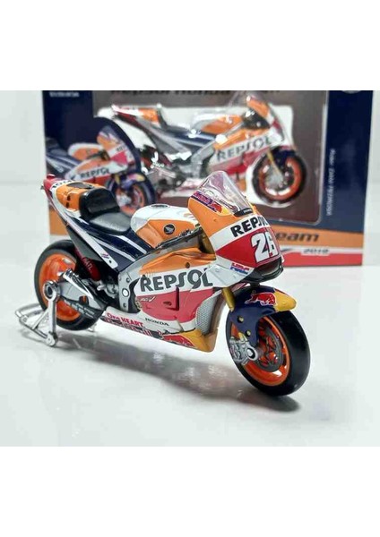 DİANOMİMAİSTO 1:18 ÖLÇEK 2018 Honda RCV213 Repsol 26/// DTM DANİ PEDROSA METAL Motosiklet