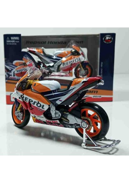 DİANOMİMAİSTO 1:18 ÖLÇEK 2018 Honda RCV213 Repsol 26/// DTM DANİ PEDROSA METAL Motosiklet