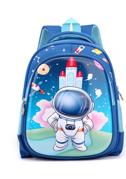 Mavi Astronot Anaokulu Çocuk Sırt Çantası Çocuk Hediyesi (Yurt Dışından)