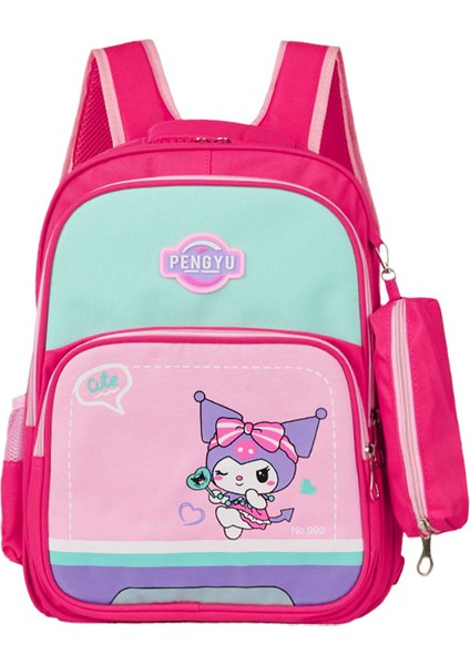 Sevimli Kuromi Anaokulu Çocuk Sırt Çantası Çocuk Hediye Ikili Set (Yurt Dışından)