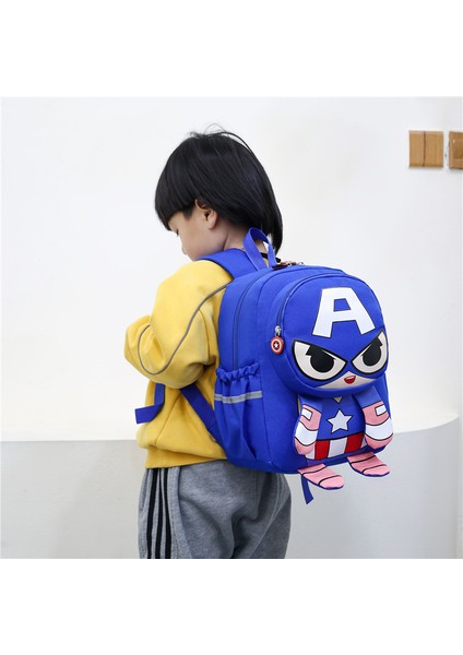 Yeni Anaokulu Karikatür Kaptan Amerika Çocuk Okul Çantası Çocuk Hediyesi (Yurt Dışından) fiyatları