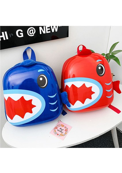 Karikatür Köpekbalığı Anaokulu Çocuk Sırt Çantası (Yurt Dışından) modelleri