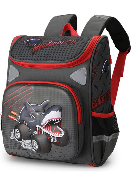 Gri Köpekbalığı Çocuk Sırt Çantası Çocuk Okula Dönüş Malzemeleri Hediye (Yurt Dışından)