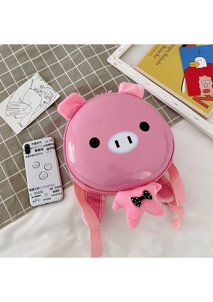Pembe Domuzcuk Anaokulu Çocuk Sırt Çantası (Yurt Dışından) modelleri