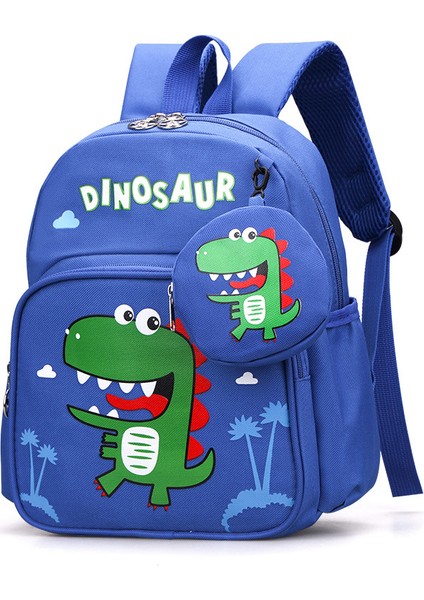 Büyük Kapasiteli Karikatür Dinozor Su Geçirmez Çocuk Sırt Çantası Iki Set (Yurt Dışından)