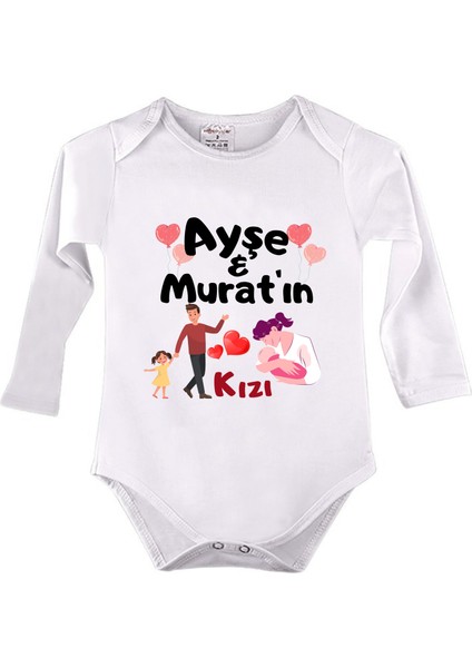 Zıbın Anne Baba Isim Yazılı Kız