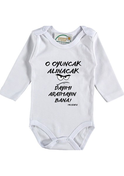 Bu Oyuncak Alınacak Dayımı Aratmayın Bana Yazılı Bebek Zıbın