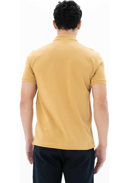Erkek %95 Pamuk Polo Yaka Regular Fit T-shirt Y25374302501